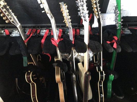 So close to all of Cheap Trick's gear!