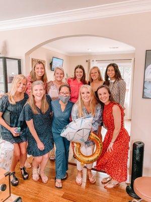 The best nail party with my wedding party! Two Stones did all of my bridesmaids nails, and did a great job keeping our health in mind!