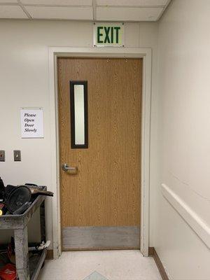 Brand new fire door