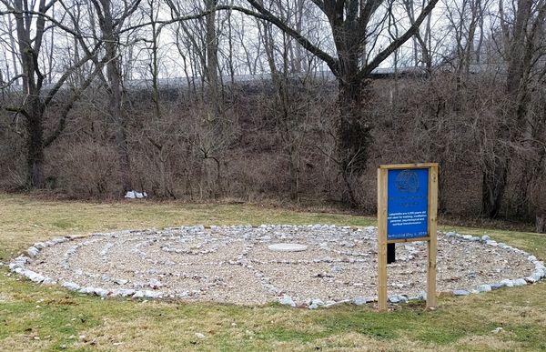 labyrinth was added in 2018 as a place for spiritual meditation