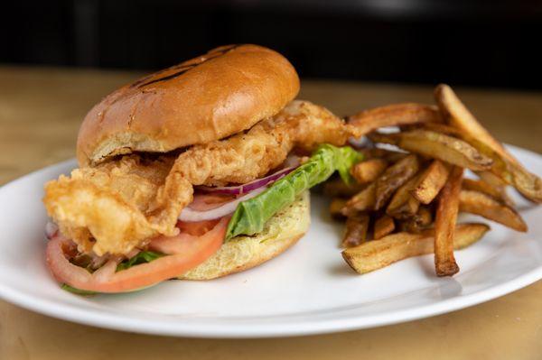 Fish burger - choice of tilapia or cod