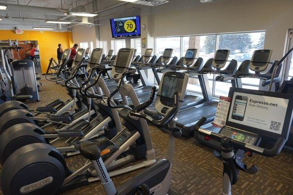 Variety of Cardio Machines