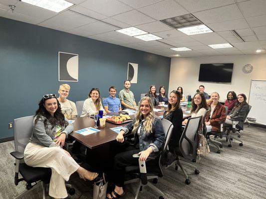 The Ethic Advertising Agency team in the conference room during the 2023 retreat