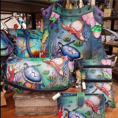 Anuschka hand painted leather handbags are stunning!