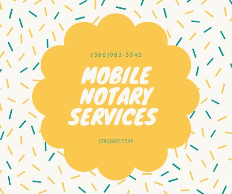 Mobile Notary & Loan Singing Services available