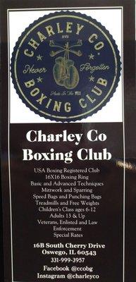 Charley Co Boxing Club P.cruz