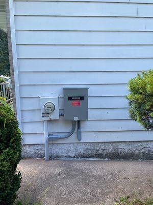 100amp Generac Automatic Transfer Switch Installation, Birdsboro, PA