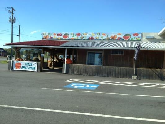 Farmer's market next door