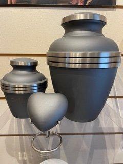 We offer a variety of urn sizes, shapes and colors