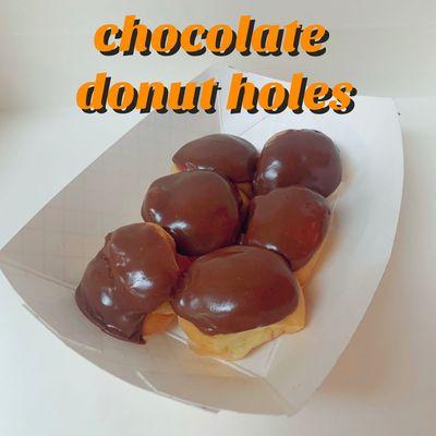 Chocolate donut holes are loved by everyone!