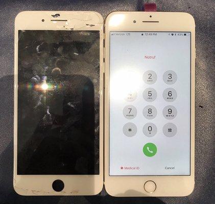 iPhone 7 Plus Screen Replacement On-site