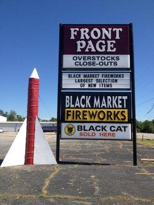 Black Market Fireworks on North Main Street