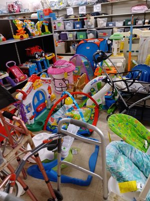 Baby and toys galore