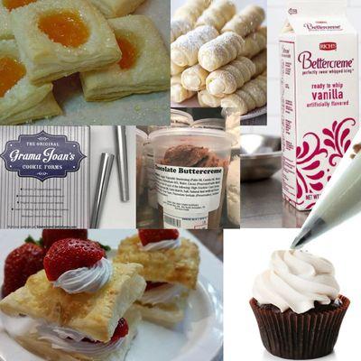 Puff Pastry, icings and fillings