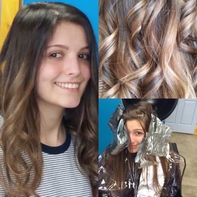 This is for someone that wants a look that transitions effortlessly from season to season.   #baby lights #transformation #ombré