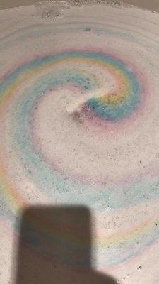 Rainbow Cloud bath bomb