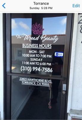 I was there at 5:30 on a Sunday and they weren't open! No explanation was given. I tried calling, but no answer.