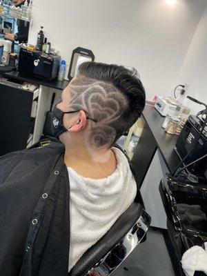 Barber Joe's handy work