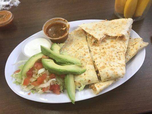 Chicken quesadillas