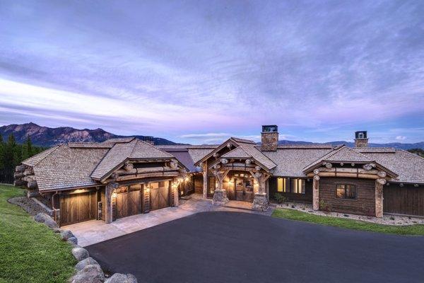 This luxury mountain home commands attention at every turn.