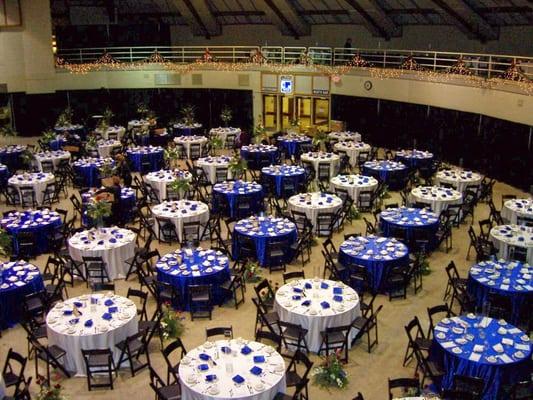 Host your wedding or corporate banquet in the Arena building.