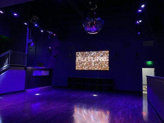 Dance floor and Dj booth