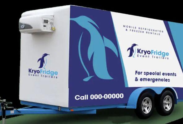 KryoFridge Refrigerator and Freezer Trailer Rental