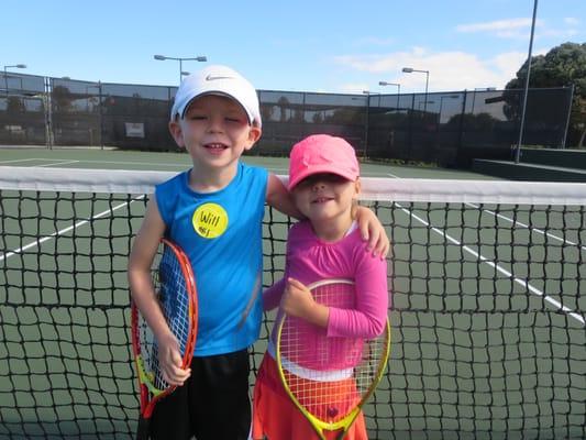 3 and 4 year olds CAN play tennis and LOVE it!!!!