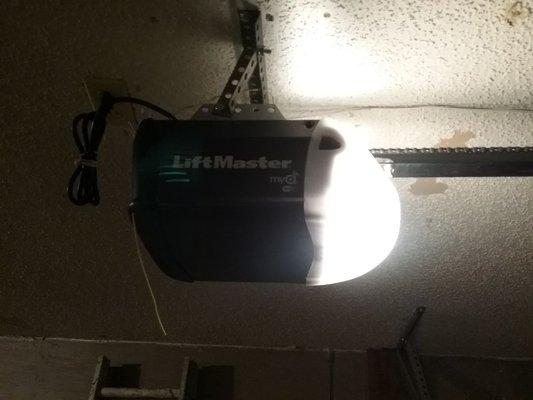 New Liftmaster Garage Door opener included Wi-Fi enable.