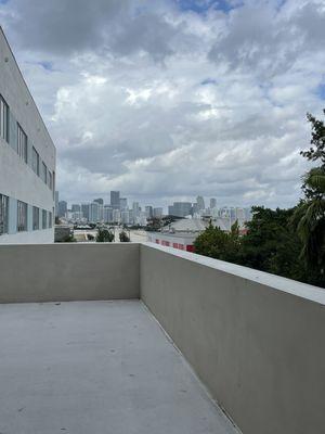 Balcony view of brickell and downtown