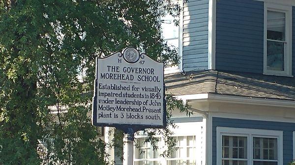 Governor Morehead School Historical Marker, Raleigh NC