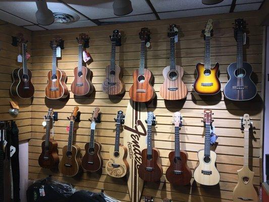 Ukeleles. Some good brands like Kala