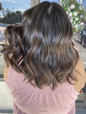 Dark Brown Balayage