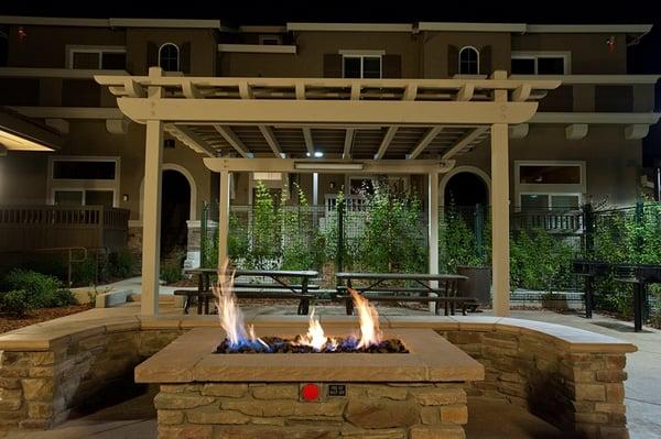 Enjoy conversations by our Fire Pit