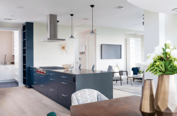 The beautiful kitchen from our latest Travis Heights project