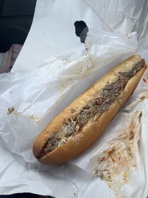 The slutty cheese steak in question. It was fantastic.