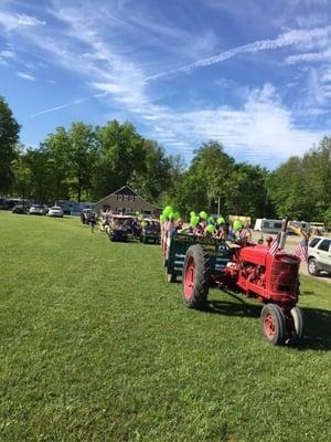 Preparing for the Memorial Day Parade