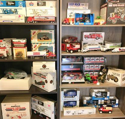 Collectible Toy Tractors and Airplane Banks!