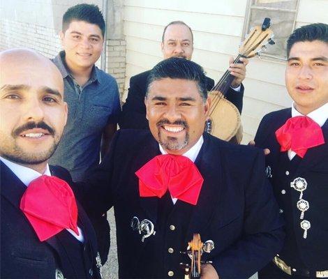 Mariachis at work