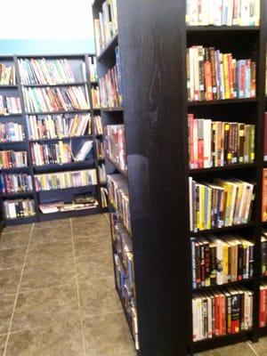 Tons of books to choose from.