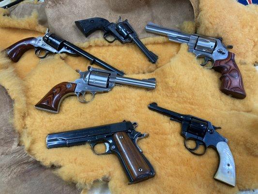 Several Classic Revolvers