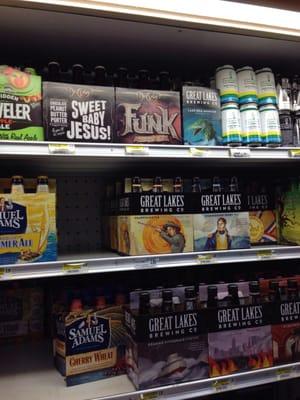 Nice beer selection