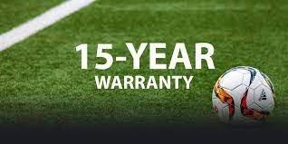 15 year warranty on all turf installations