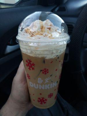 Gingerbread smores latte