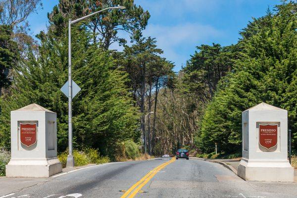 Blocks from the Presidio