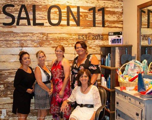 The girls at Salon 11