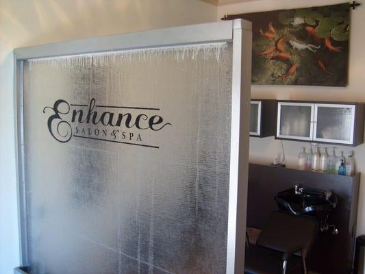 Enhance Hair Salon Waterfall and Washing Station