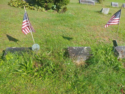 Muncy veterans' graves Lamarr (father) and Don Bower (brother). A disgrace.