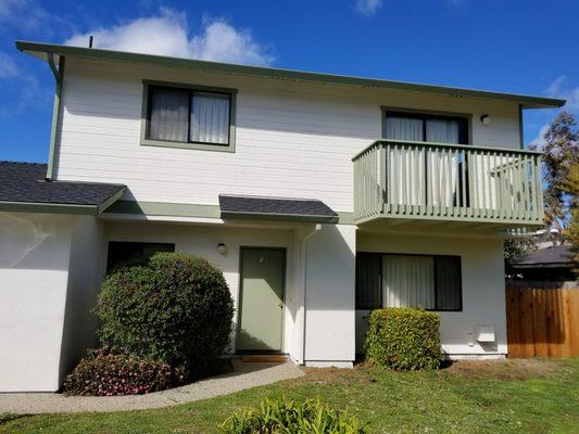 Repainting of a Seaside apartment complex.