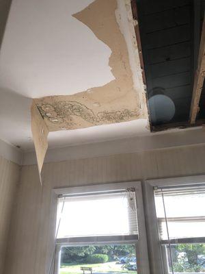 Missing ceiling